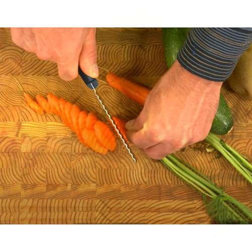 Image of Crinkle Cutter- Stainless Steel Wavy Blade Vegetable Slicer for Chips, Fruits & Vegetables (Pack of 1)
