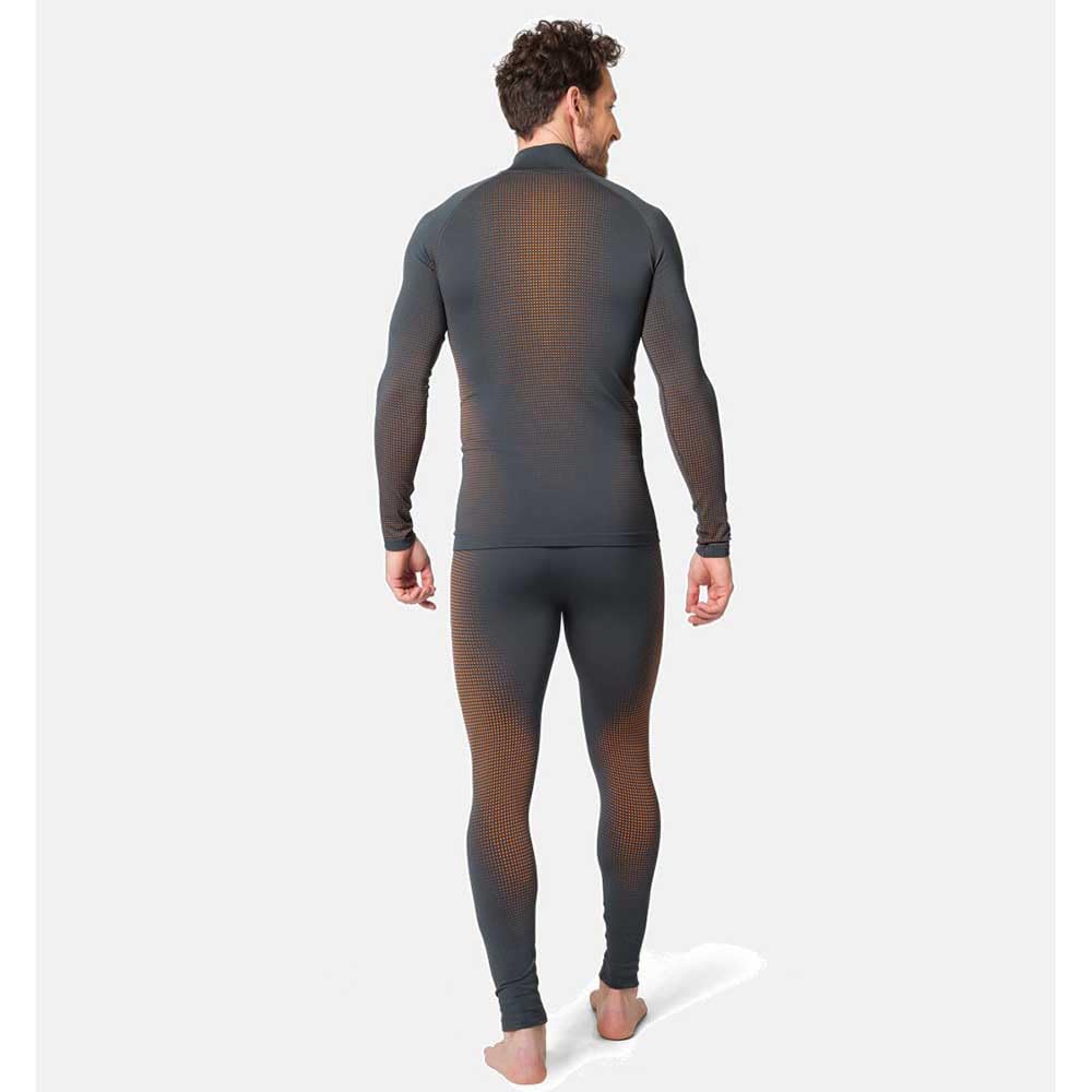 Odlo Koszulka Mężczyźni Bl Top Turtle Neck L/S Half Zip Performa