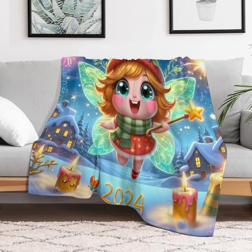 Manta de elfo de 100x130 cm supersuave y mullida para sofa 3