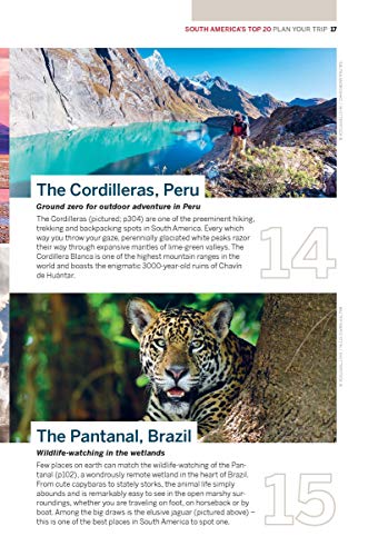 Lonely Planet Best Of South America 1 (Travel Guide) #TOP5