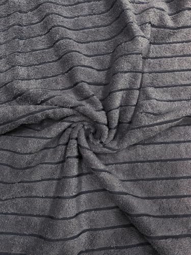 Image of NAUTICA Quick Dry Towel -1pc Bath Towel (ridgeport) | 500 GSM l 30 x 60 inch | Quick Dry Large Pool & Travel Towel | Grey