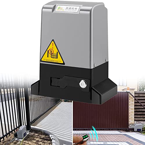 XCSCUK Kit d'ouvre-Porte Coulissant Automatique, avec 2 télécommandes, ouvre-Porte électrique Intelligent, Prise en Charge de la télécommande Mobile APP (550w)