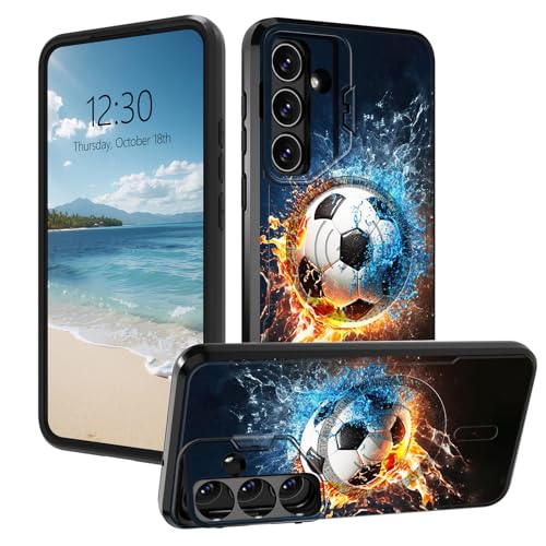 Coque Samsung S25 Plus antichoc robuste magnétique 6.7 pouces football