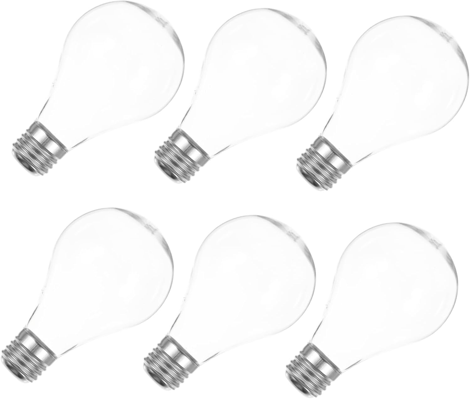 ABOOFAN 12pcs Candy Box Light Bulb Design Fillable Light Bulb Bottle Party Favor Container Treats Bucket