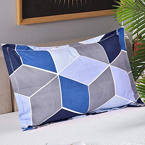 Image of Amazon Brand - Umi Super Soft Brushed Microfiber Cotton Pillow Covers, 2 Piece Pillow Covers(Not Pillow),Flange on Edges Pillow Covers 17X27(inches) 43X68(CM)