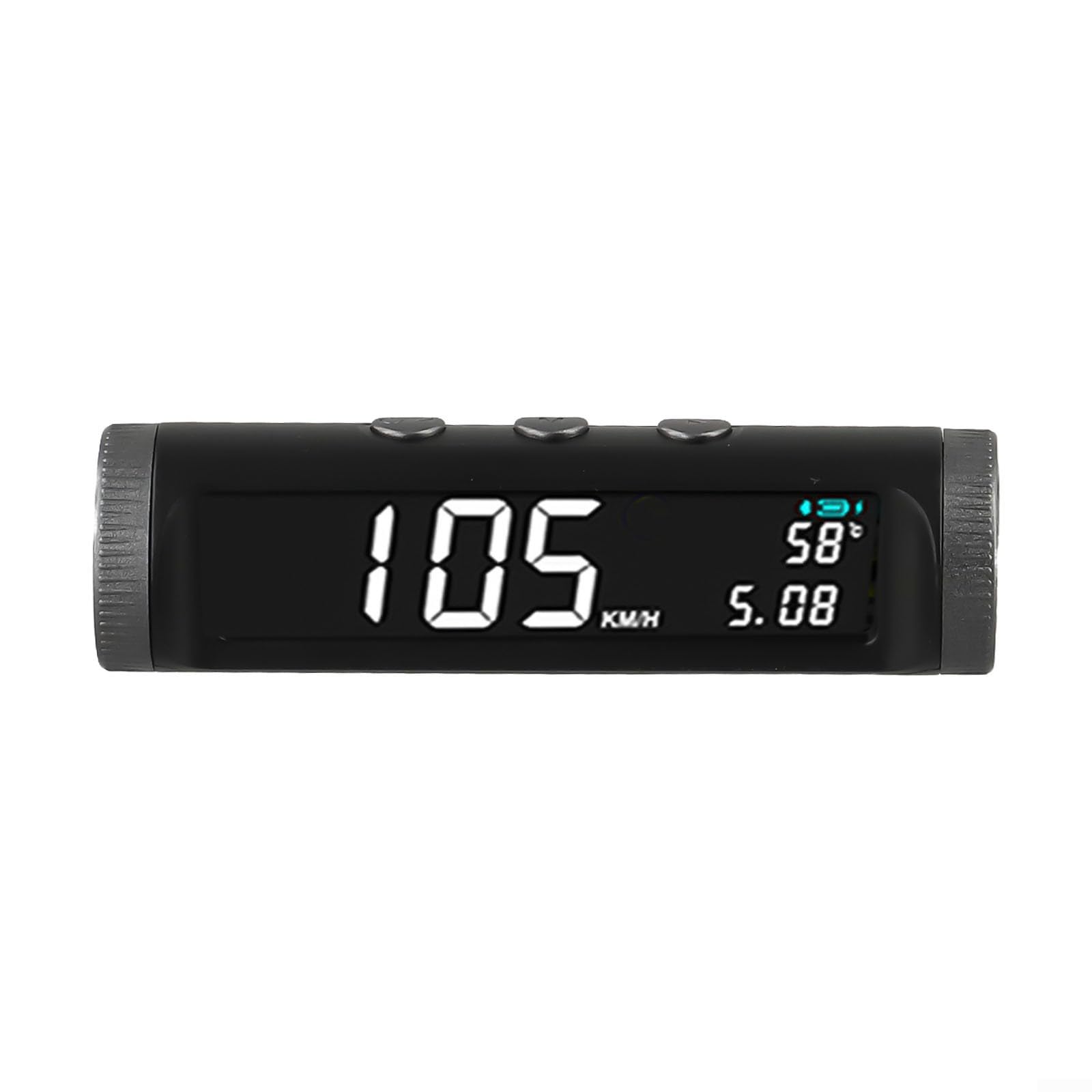 Display HUD Head Up per auto a energia solare con tachimetro digitale GPS, 650 mAh, interruttore MPH/KMH, data orologio temperatura, calibrazione APP per tutti i veicoli Assistente di sicurezza alla