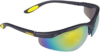 DEWALT DPG58-6C Reinforce Fire Mirror High Performance Protective Safety Glasses with Rubber Temples