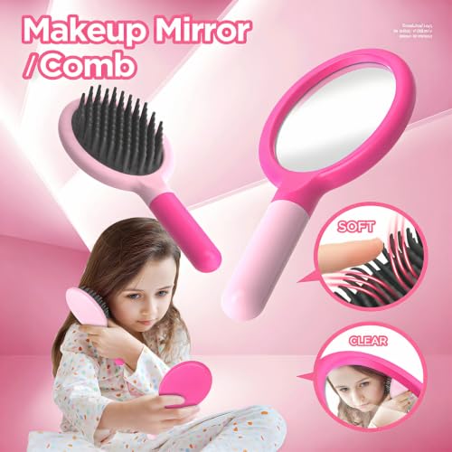 Vanity Makeup Set Pretend Hair Salon Toys Play Set for Girls Birthday Gifts 3-5 Years Old by Cosaway - Used condition - Image 3
