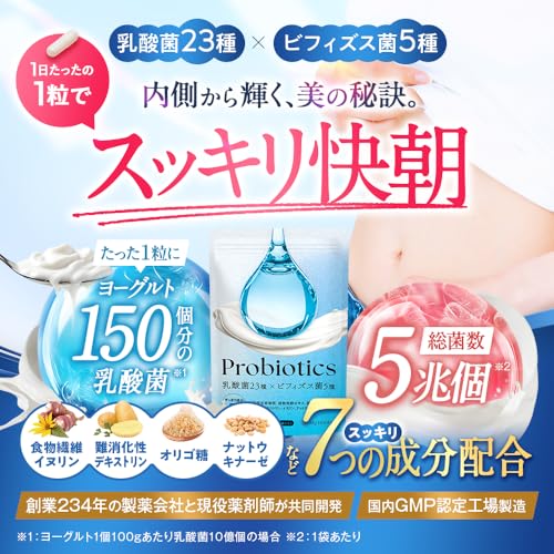 MyWellsy 乳酸菌ビフィズス菌サプリ 30日分