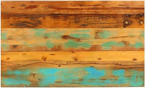 Miniatura 5 de CKioict Mesa auxiliar, mesa, mesa de centro de granja, para cubiertas de piscina, jardines, patios, patios de 39.4 x 23.6 x 13.8 pulgadas, madera