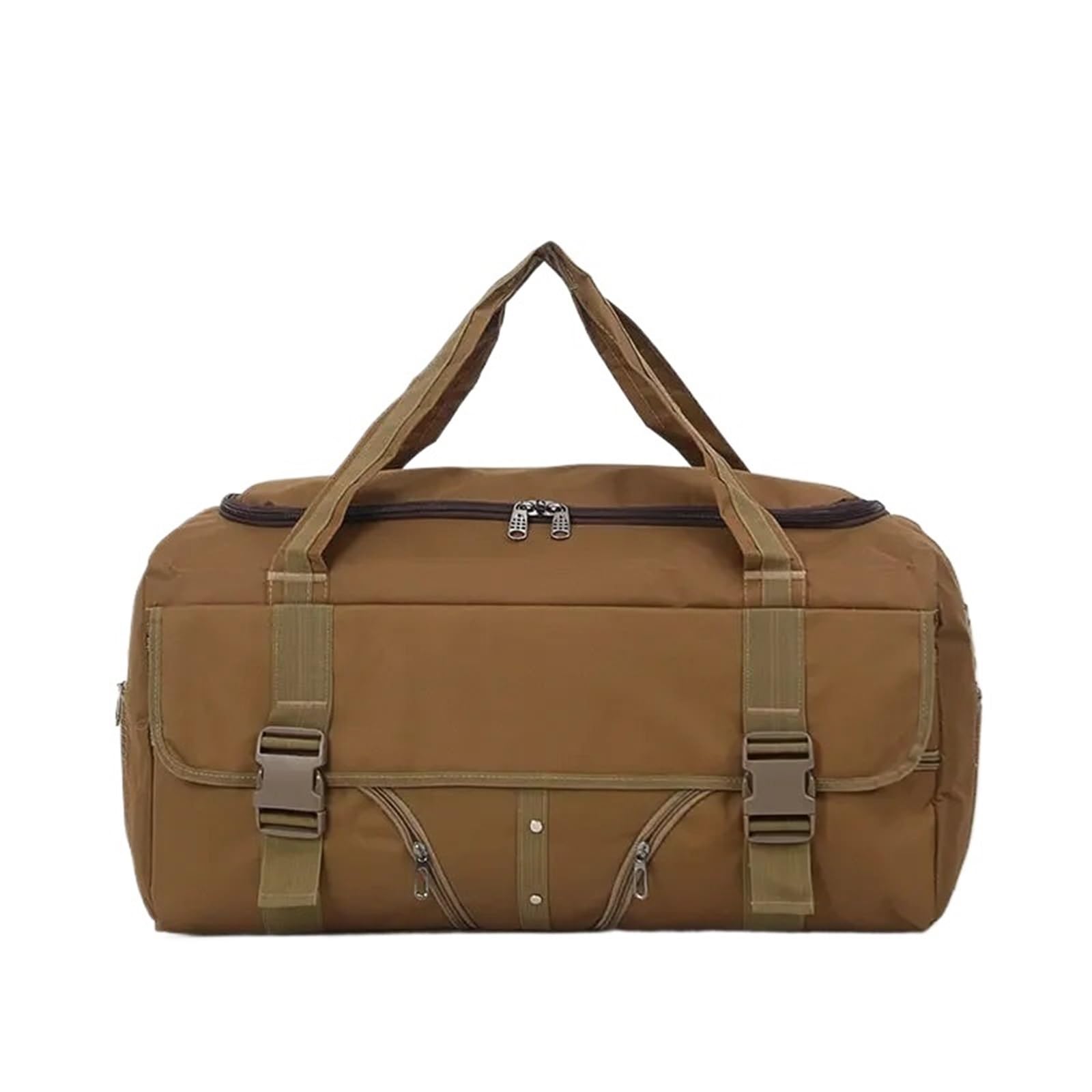 Bolsa de Viaje Equipaje de Mano Bolsos de Viaje for Hombres Bolsos de Lona for Hombres Bolso de Viaje de Gran Capacidad Bolso Impermeable for Vacaciones de Fin de Semana(Khaki)