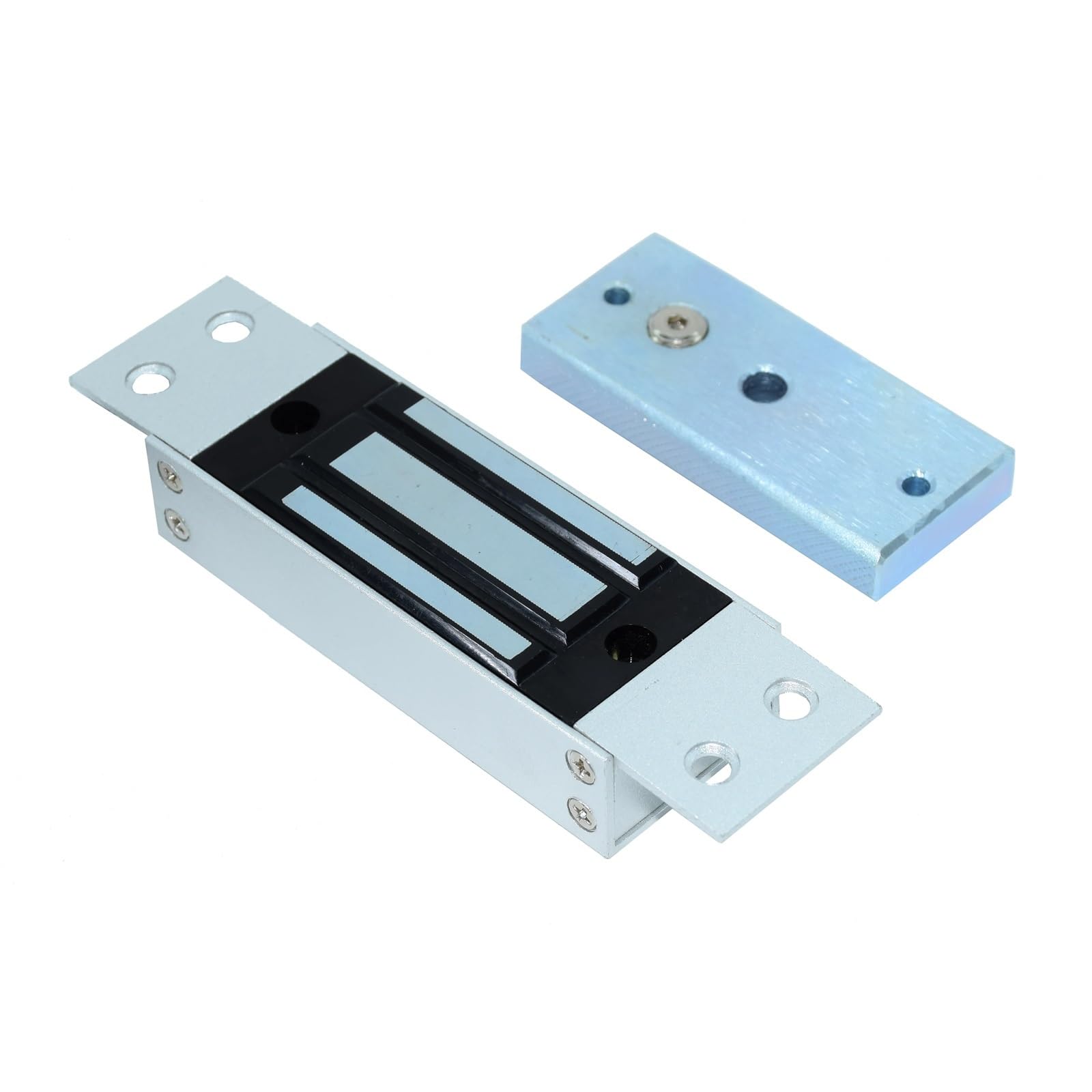 Cerradura magnética electromagnética de una Sola Puerta, instalación Oculta con Fuerza de retención de 60Kg/100Lbs(24V)