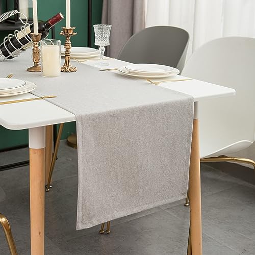 Simurq Modern Table Runner Grey Light, 40x180 cm
