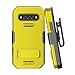 Wireless ProTech Case and Holster Combo Compatible with Kyocera DuraForce PRO 3 (E7200), Protective Case and Belt Clip Holster Combo with Kickstand and Screen Protector (Yellow)