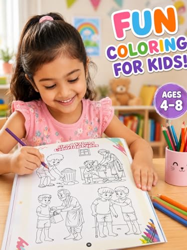 Image of SHASWATSTUDY 2-in-1 Eklavya Activity Box (Age 5-7) | Student Gift Kit with Story Book + Activity Games + Affirmations + Sanskrit Shlokas + Crafts & Puzzles