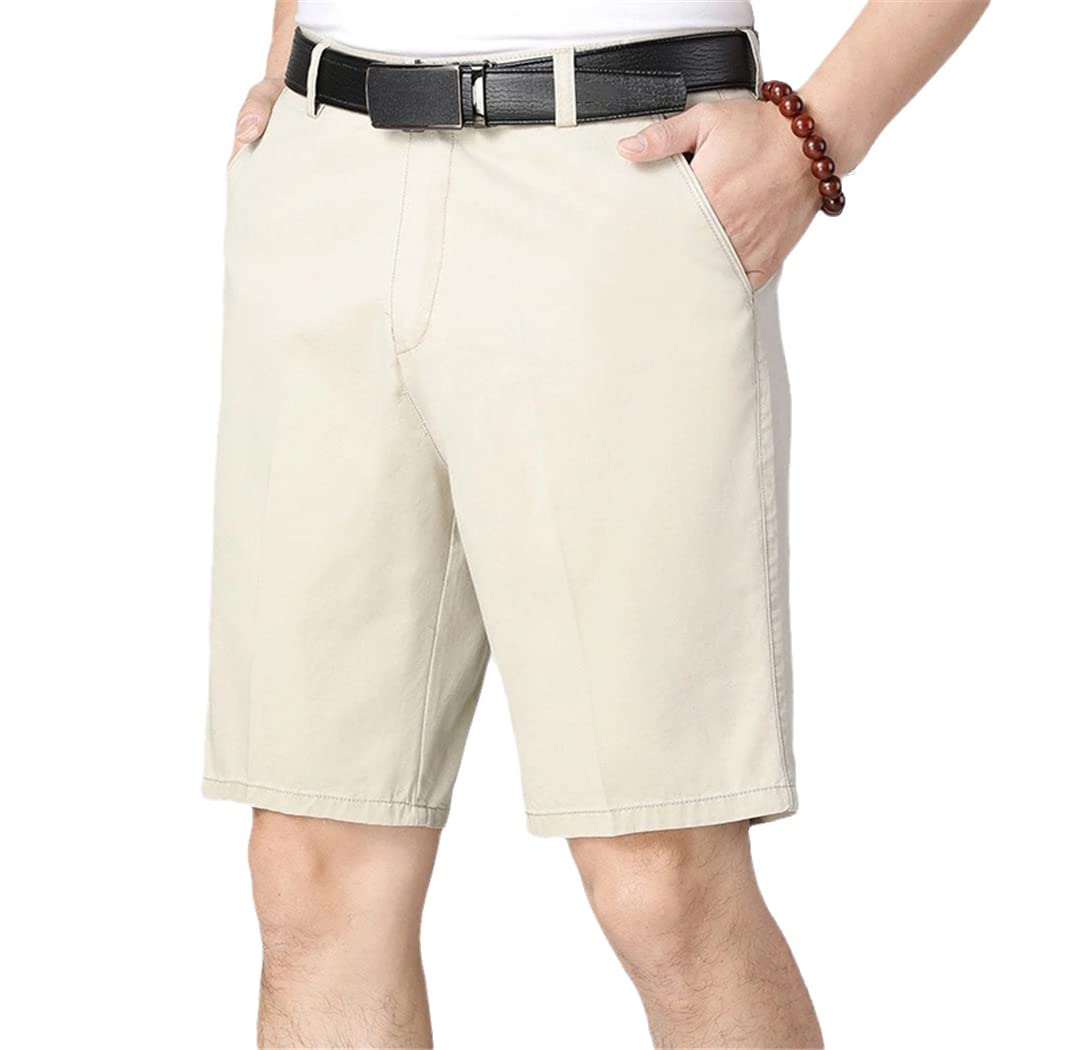 Short cargo homme en coton beige pour les journées d'été