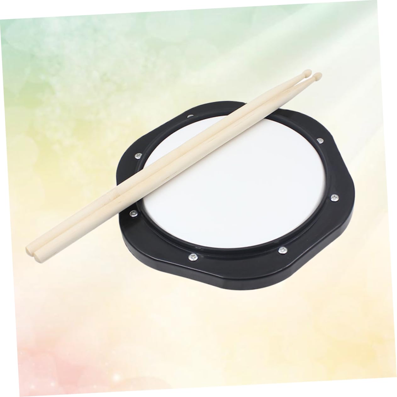 Pad de Práctica de Batería de Plástico de 10 Pulgadas Negro