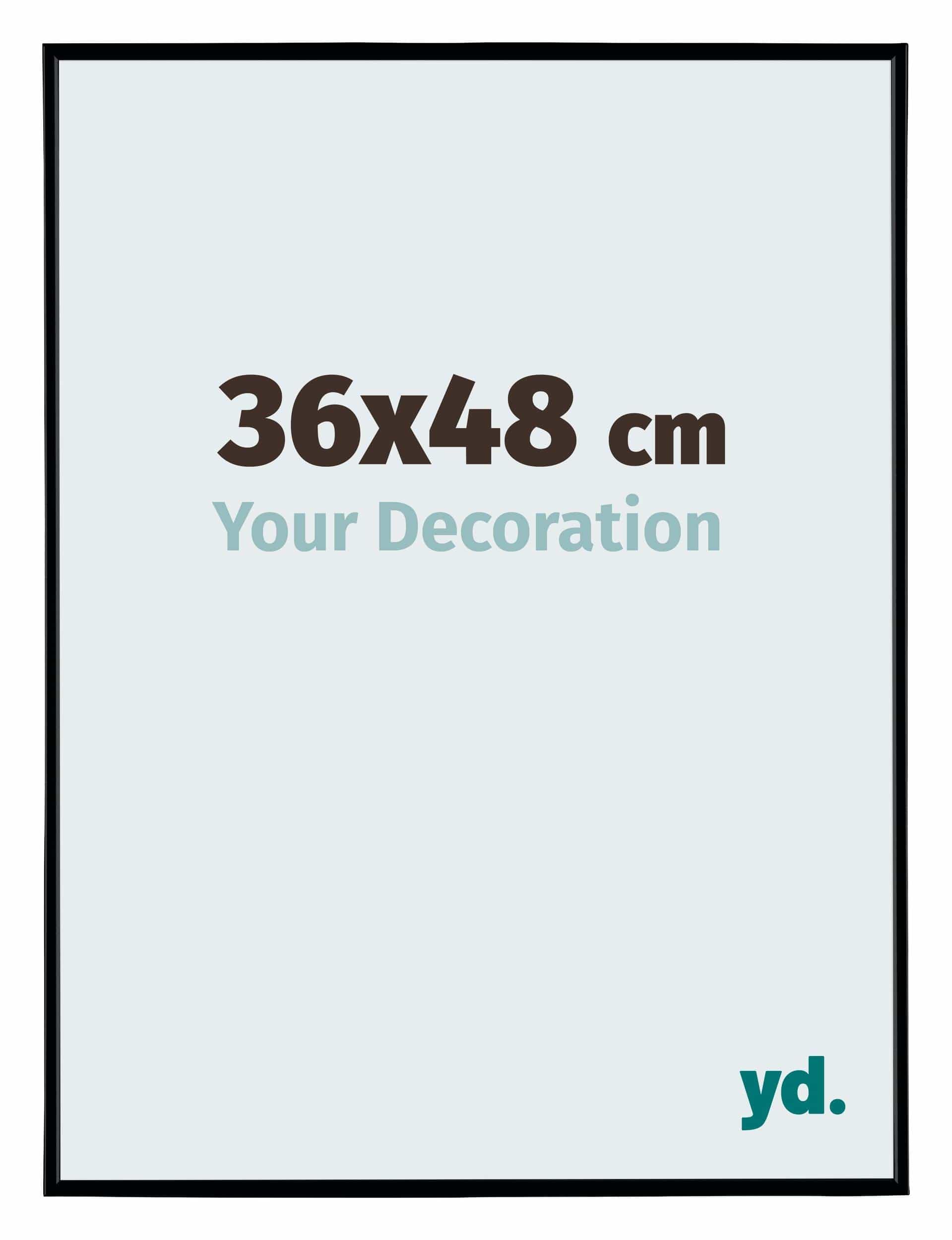 Your Decoration - Picture Frame 36x48 cm - Black Matte - Decorative Wall Frame in Plastic with Antireflection - Frame 36x48 - Evry โ image 1