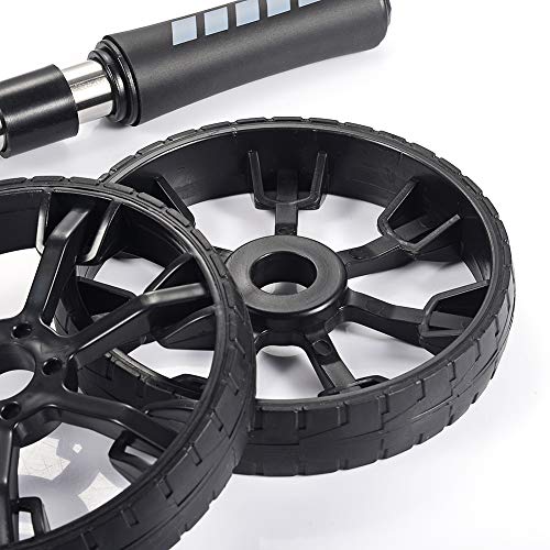 KISSBELLY Ab Roller Exercise Wheel with Thick Knee Pad, Abdominal Core Abs Roller Wheel Gym Tool for Fitness Strength Workout - Image 3