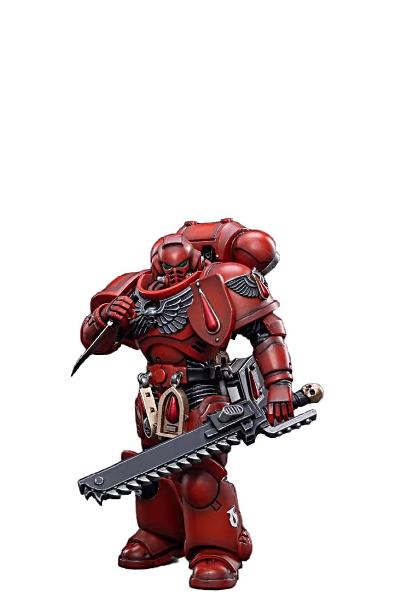 JOYTOY Warhammer 40K 1/18 Action Figure Space Marines Blood Angels Intercessors Brother Marine 02 Modello da collezione