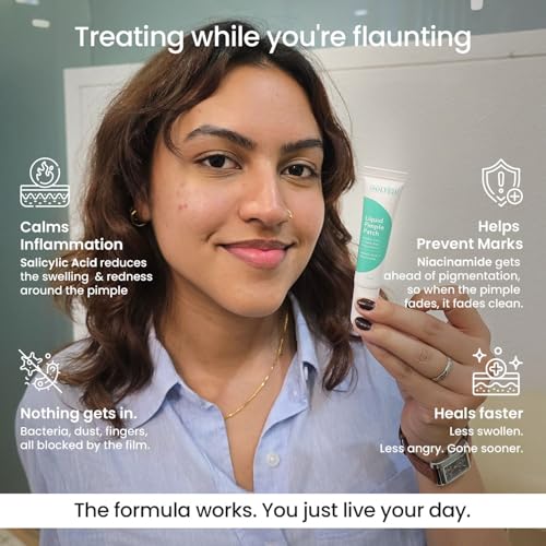 Image of THE SOLVED SKIN Liquid Pimple Patch | Invisible Acne Spot Treatment | MakeUp Friendly | Any Size pimple, Any Location | 300+ Applications | Dermatologist Tested | 10ml