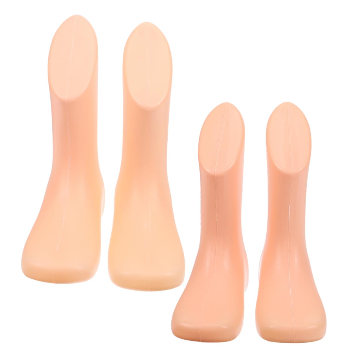 VILLFUL Baby Foot Mold 4pcs Toddler Foot Models Shoe Display Holder Plastic Decorative and Functional