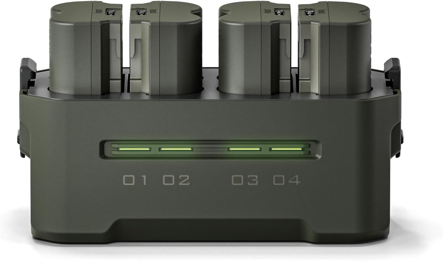 Set batteria e caricabatteria NP-W235, 2 batterie da 2400 mAh e caricabatteria rapido USB-C PD 45W a quattro canali,Compatibile con Fujifilm X-T4/5, X-S20,XH2,GFX100 II/S/RF,GFX50S/S II TBC-W235-A-GN