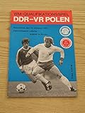  Programm Länderspiel DDR - Polen 10.10.1981