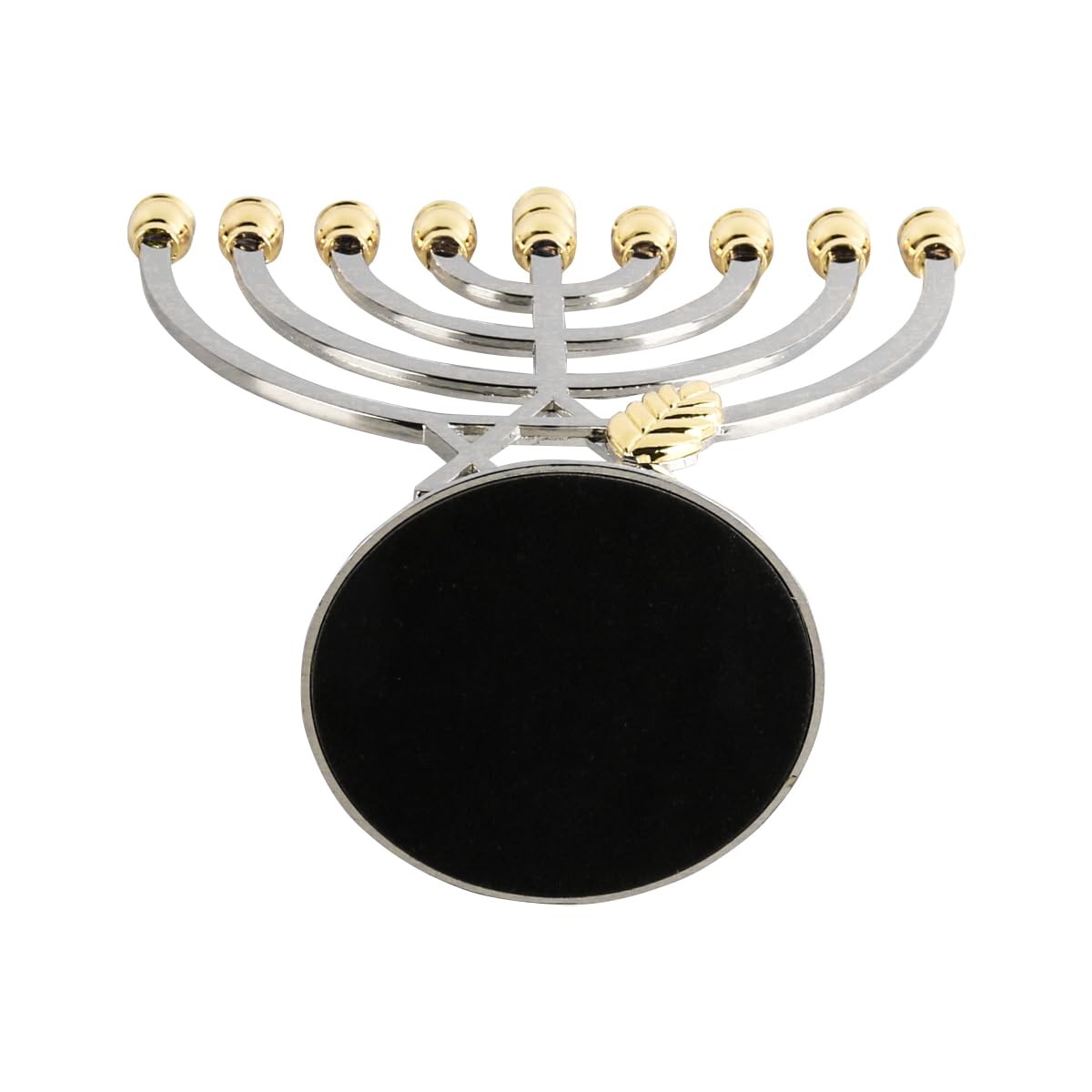 Candeliere a Nove Teste in Lega di Zinco Menora da 18 cm, candelabro a Forma di Stella di David, Regalo di Capodanno ebraico, Adatto per la Decorazione di Feste di Hanukkah