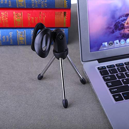 Trépied de microphone pliable et réglable en hauteur support de table mini - 3