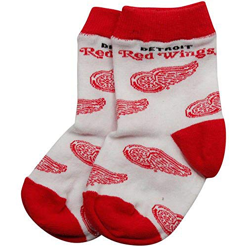 For Bare Feet NHL Detroit Red Wings Infant All Over Print Socks