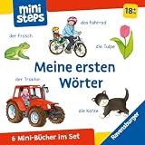 ministeps: Mein erster Bücher-Würfel: Meine ersten Wörter - Bücher-Set: 6 Kinderbücher ab 1 Jahr