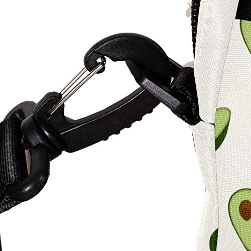 Maletín portátil 14 a 15 pulgadas estampado aguacate con bandolera 4