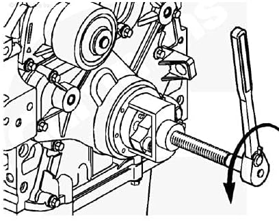 HGV TOOLS/Compatible with Cummins Front Crankshaft Seal Remover & Installer Tool Kit 3164659 Alternative - Image 4