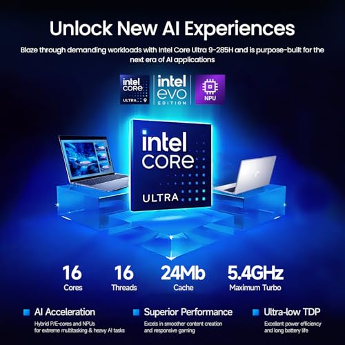Image of 2026 HP OmniBook 5 16 Inch Laptop Touchscreen Computer, 16 inch IPS 2K Touch Screen Business Laptop AI PC, 15th Gen Intel Core Ultra 9 (16-Cores), 32GB DDR5 RAM 2TB SSD|Windows 11 Pro|Backlit Keyboard