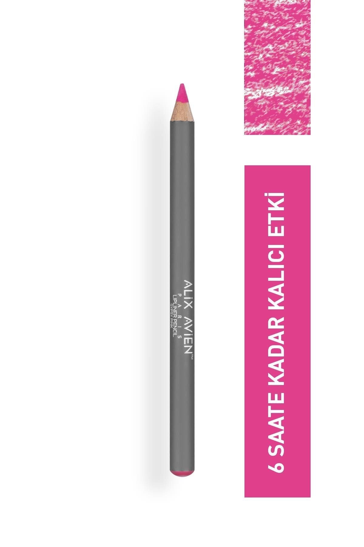 ALIX AVIEN Uzun Süre Kalıcı Dağılma Yapmayan Nemlendirici Dudak Kalemi - Lipliner Pencil Gipsy Pink