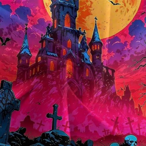 Housse de couette Halloween 3D Double 200x200cm en microfibres - 6