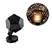 Produktbild Star Night Projektor-Licht, 12 Gesichter, 360 Grad Anzeige, Stern, Mond, romantische Projektorlampe, Weihnachtsgeschenk für Kinderzimmer Schwarz