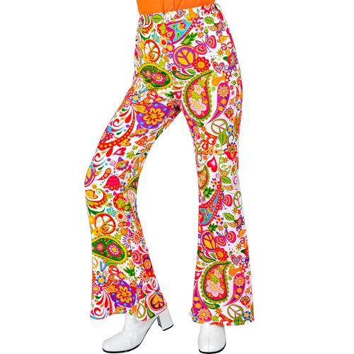 Pantalon années 60 pour femmes idéal pour soirée flower power
