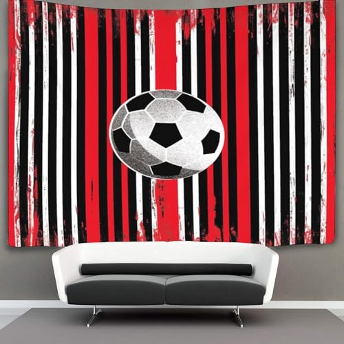 Tenture murale football en polyester doux lavable pour deco interieure - 3