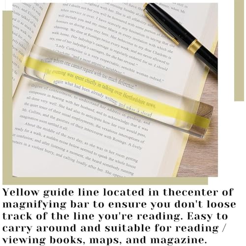 Règle de lecture guide loupe 2X pour éviter la fatigue visuelle sur les documents scolaires - 5