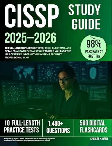 Amazon.co.jp: CISSP Study Guide 2025–2026: 10 Full-Length Practice ...