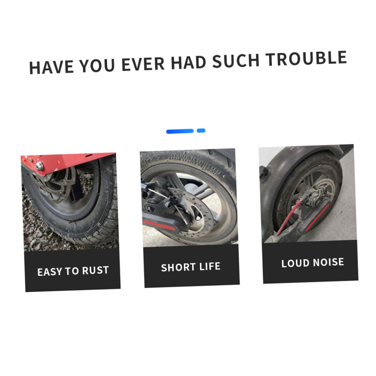 SUPVOX Professional Scooter Brake Set Scooter Caliper Cable Disc Material for e Scooter Replacement