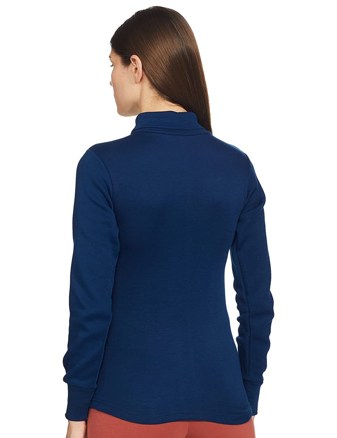 Alfa Women's High Neck Full Sleeves Thermal Top | Winter wear Top (in, Alpha, 4XL, Regular, Navy Blue) 1