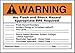 Label, 3-1/2x5, Warning Arc Flash and (4 Pieces)