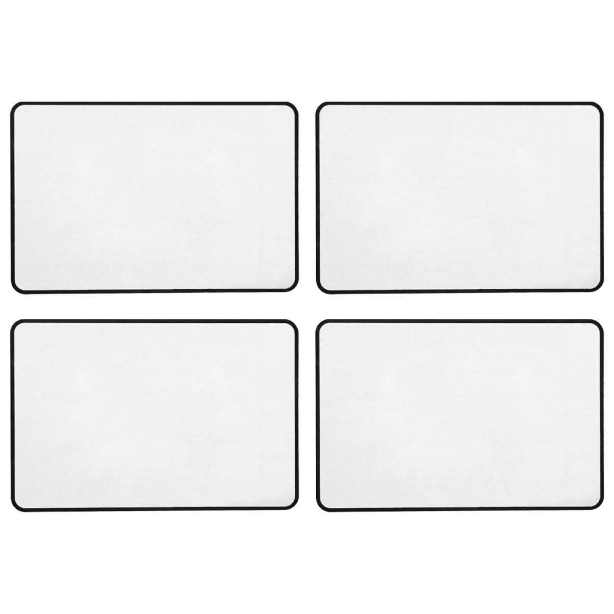 FRCOLOR 4pcs Sheet Handheld Magnifier Card Magnification Bookmark for Seniors Lightweight Ultra Thin Design Durable Flat Magnifier for Easy Reading for Low Vision Go Use