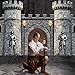 Panelee Medieval Party Decorations, Castle Backdrop Photo Prop, 10 x 6 ft Large Medieval Knight Birthday Party Decoration for Themed Birthday Supplies