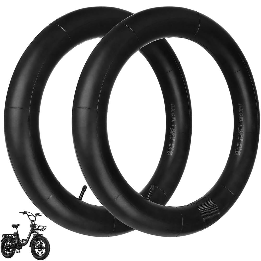 20x4.0/4.9 Camera d'Aria per Fat Bike/Bici Elettriche Gomma Pneumatico con AV32mm Valvola Schrader Ruota di Ricambio per Bici Grasso