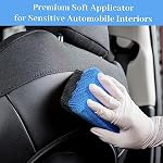 Mudder 24 Pack Microfiber Applicator Pad for Ceramic Car Wax, Blue and Gray - Image 6