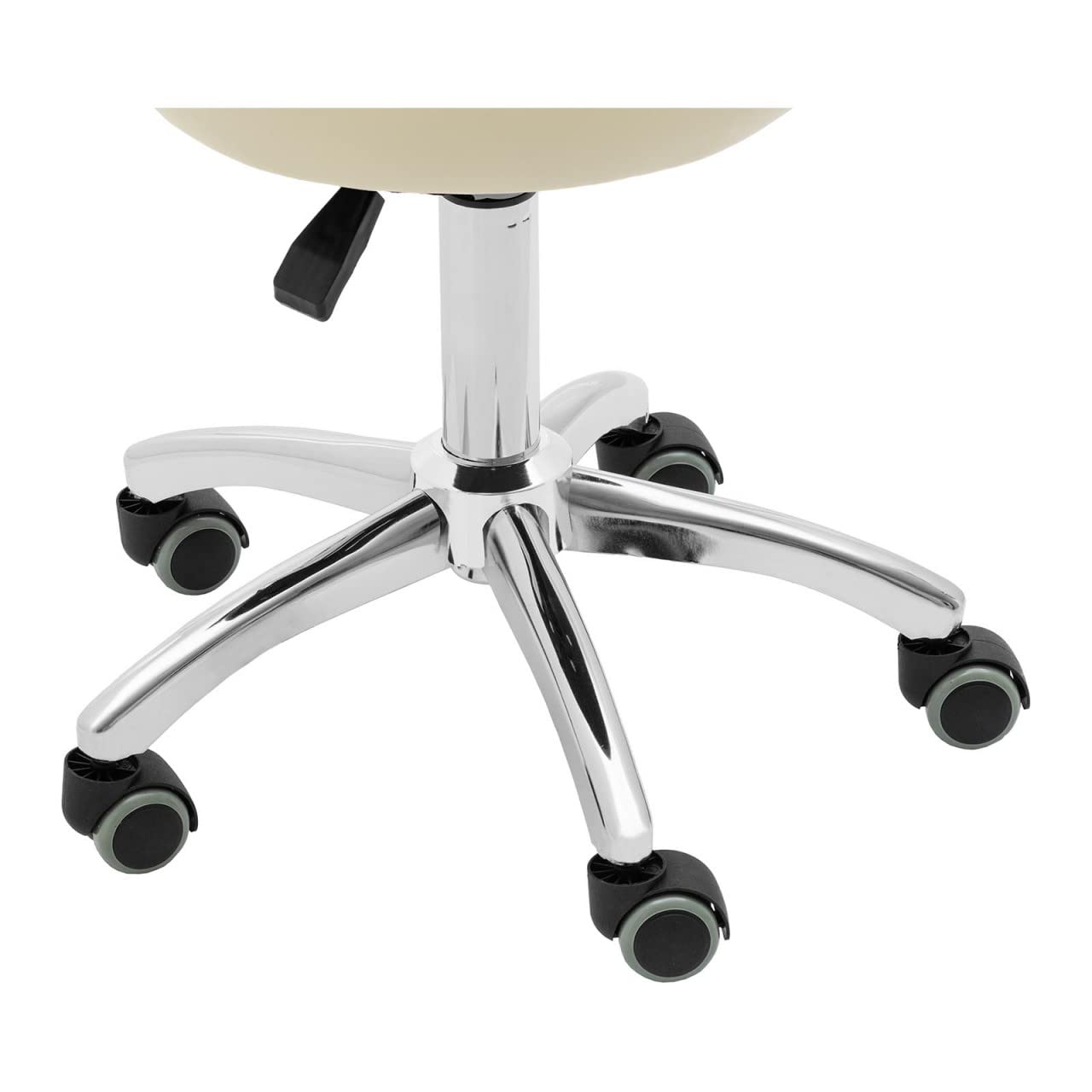 Physa ASCONA - Taburete con respaldo (150 kg, 46-60 cm), color beige oscuro